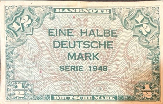 Federal Republic of Germany ½ deutsche mark
