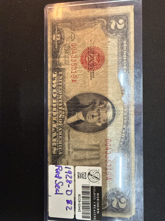 1928-D $2 Red Seal