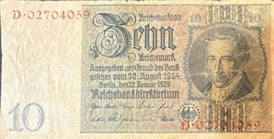 Germany 10 reichsmark