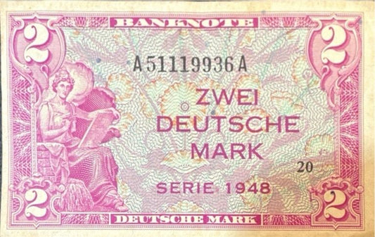 Federal Republic of Germany 2 deutsche mark